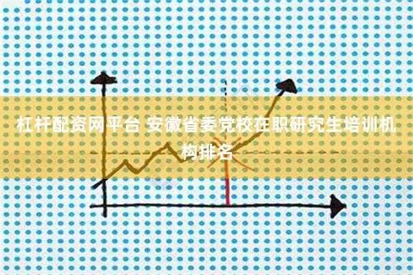 杠杆配资网平台 安徽省委党校在职研究生培训机构排名