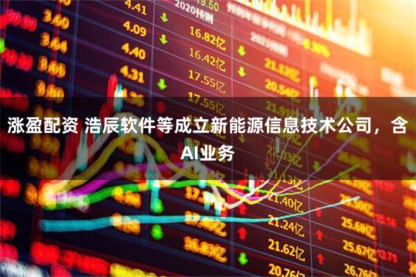 涨盈配资 浩辰软件等成立新能源信息技术公司，含AI业务