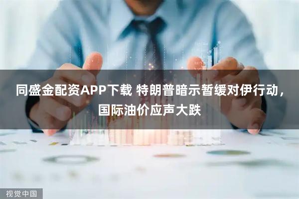 同盛金配资APP下载 特朗普暗示暂缓对伊行动，国际油价应声大跌